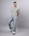 Shop Men's White All Over Printed Oversized Shirt-Full