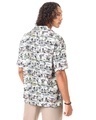 Shop Men's White All Over Printed Oversized Shirt-Design