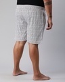 Shop Men's White All Over Printed Plus Size Boxers-Full