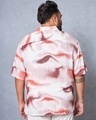 Shop Men's White & Red All Over Printed Oversized Plus Size Shirt-Design