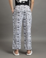 Shop Men's White All Over Printed Pyjamas-Design