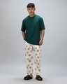 Shop Men's White All Over Printed Pyjamas-Full