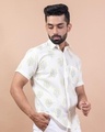 Shop Men's White All Over Printed Relaxed Fit Shirt-Design
