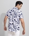 Shop Men's White All Over Printed Slim Fit Shirt-Full