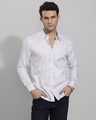 Shop Men's White All Over Printed Slim Fit Shirt-Design
