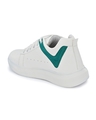 Shop Men's White and Green Designer Sneakers-Full