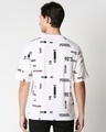 Shop Men's White AOP Oversized T-shirt-Design