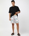 Shop Men's White Avengers All Over Printed Boxers
