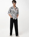 Shop Men's White Avengers All Over Printed Shirt-Full