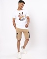Shop Men's White Bad Bunny Club Graphic Printed T-shirt-Design