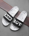 Shop Men's White Badboy Style Flip Flops & Sliders-Front