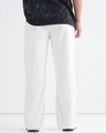 Shop Men's White Baggy Fit Mid-Rise Jeans-Design