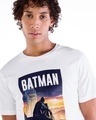 Shop Men's White Bat Poster Graphic Printed T-shirt