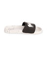 Shop Men's White Batman Dripping Logo Printed Velcro Sliders-Design