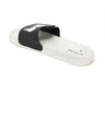 Shop Men's White Batman Dripping Logo Printed Velcro Sliders-Full