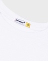 Shop Men's White Batman Outline Logo Graphic Printed Oversized T-shirt