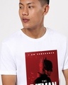 Shop Men's White Batman Poster Graphic Printed T-shirt