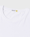 Shop Men's White Battle Scars Graphic Printed Oversized T-shirt
