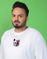 Shop Men's White Better & Better Graphic Printed Oversized Plus Size T-shirt
