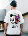 Shop Men's White Better & Better Graphic Printed Oversized T-shirt-Front