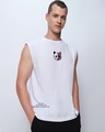 Shop Men's White Better & Better Graphic Printed Boxy Fit Vest-Design