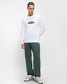 Shop Men's White Black Adam Graphic Printed Sweatshirt-Full