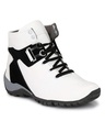 Shop Men's White & Black Color Block Casual Shoes-Front