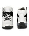 Shop Men's White & Black Color Block Casual Shoes-Full