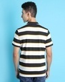 Shop Men's White & Black Color Block Polo T-shirt-Design