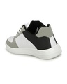 Shop Men's White & Black Color Block Sneakers