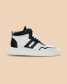 Shop Men's White & Black Colorblock Sneakers-Design