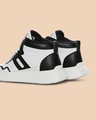 Shop Men's White & Black Colorblock Sneakers