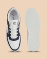 Shop Men's White & Black Colorblock Sneakers-Full