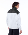 Shop Men's White & Black Tony Stark Typography Oversized Windcheater Jacket-Design