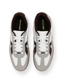 Shop Men's Grey & White Rippers Asphalt Color Block Low-Top Sneakers