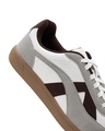 Shop Men's Grey & White Rippers Asphalt Color Block Low-Top Sneakers