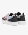 Shop Men's White & Black Naruto Color Block Low Top Sneakers