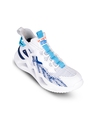 Shop Men's White & Blue Good Vibes Color Block Sneakers-Design