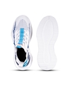 Shop Men's White & Blue Good Vibes Color Block Sneakers