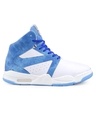 Shop Men's White & Blue Color Block Sneakers-Full