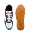 Shop Men's White & Blue Color Block Casual Shoes