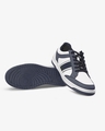 Shop Men's White & Blue Color Block Low Top Sneakers-Design