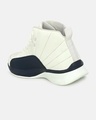 Shop Men's White & Blue Color Block Sneakers