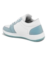 Shop Men's White & Blue Color Block Sneakers-Design