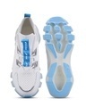 Shop Men's White & Blue Spring Edge Alpha 2 High-Top Sneakers-Full