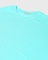 Shop Pack of 2 Men's White & Aqua Sky Blue Oversized T-shirt
