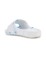 Shop Men's White & Blue Textured Sliders-Full