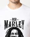 Shop Men's White Bob Marley Cotton T-shirt