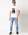 Shop Men's White Bob Marley Cotton T-shirt