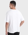 Shop Men's White Bro Its Not That Deep Graphic Printed Oversized T-shirt-Full